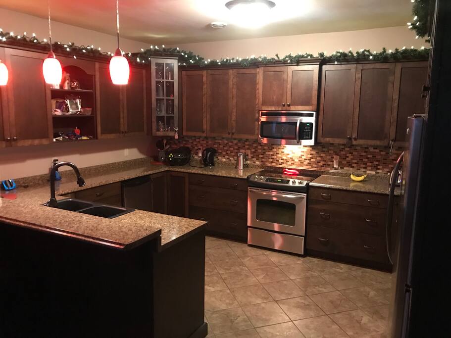 Kitchen open to the main living room