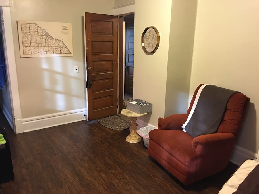 Door to the room.