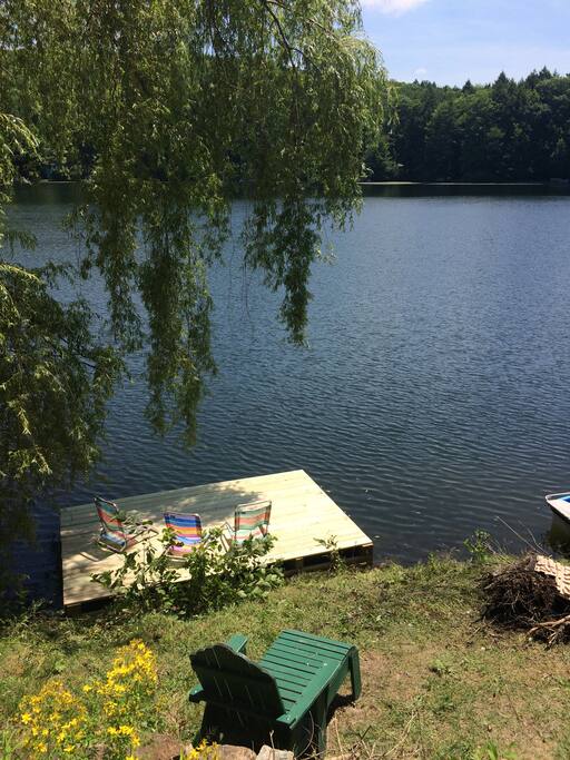 Our dock, perfect for lazy afternoons!