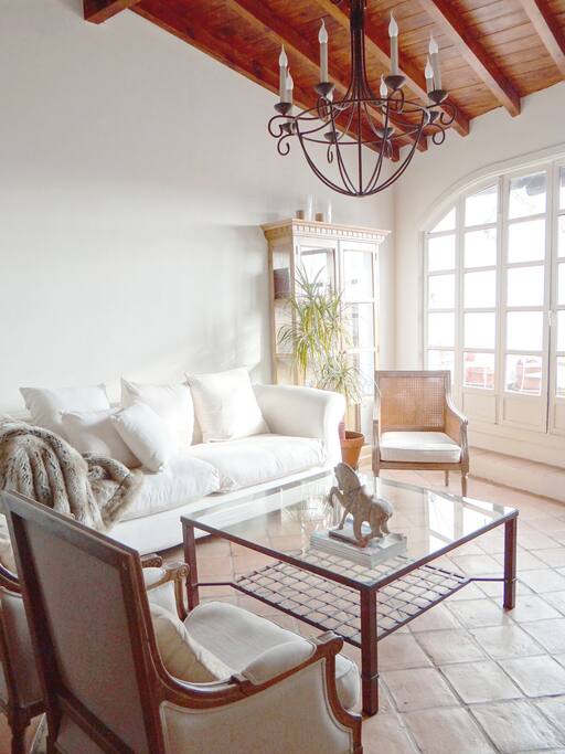 Salón y terraza