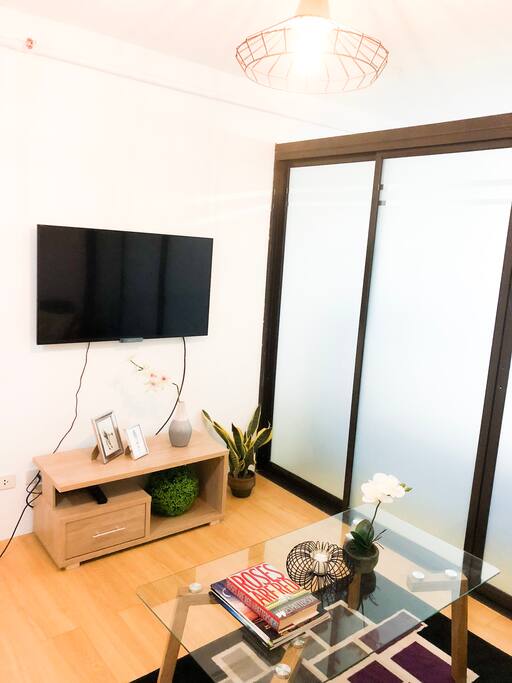 Living room with TV