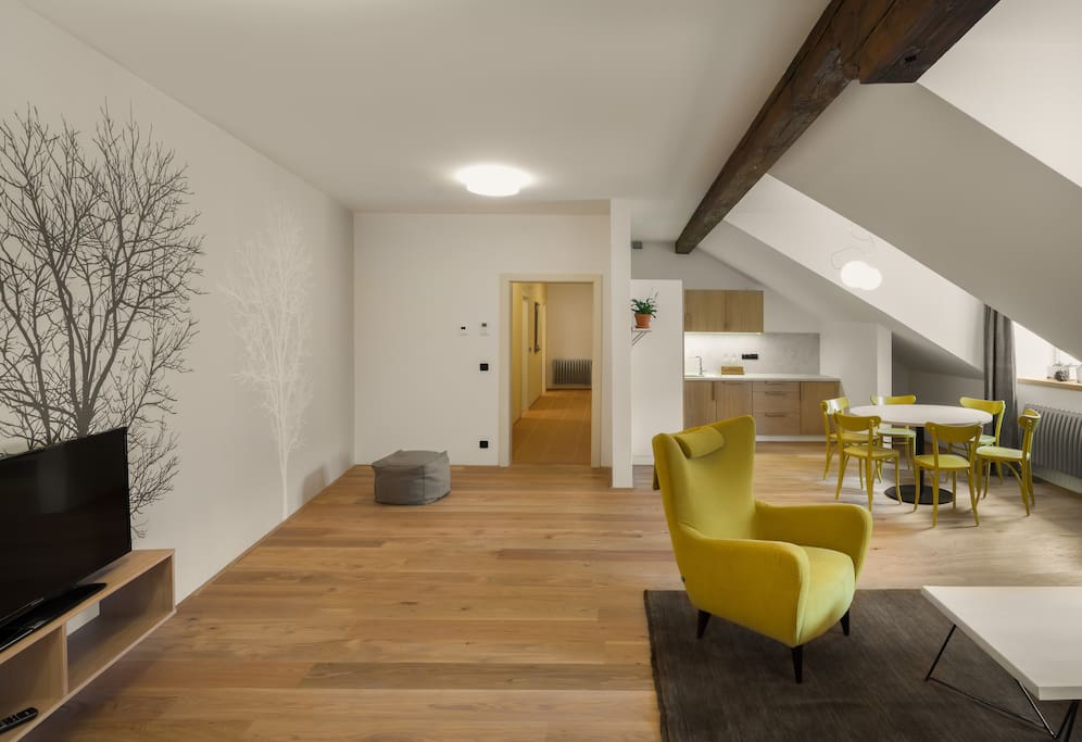 Two Bedroom Apartment Attic Leaf
