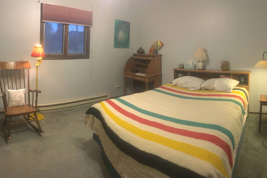 The Queen Room. It has a memory foam topper and makes for a great snooze!