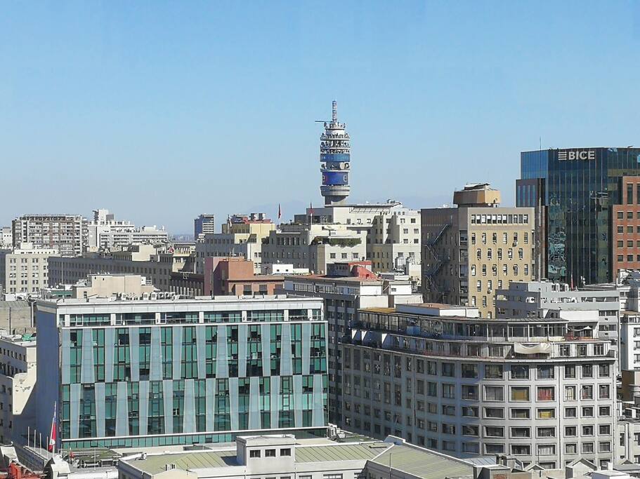 vista desde el balcón