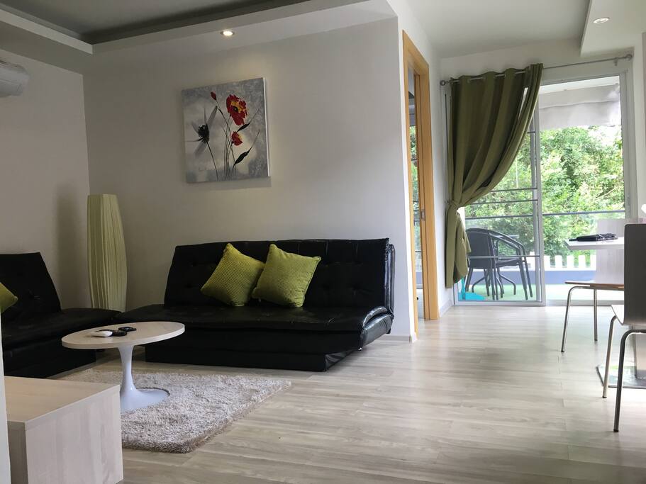Living room with terrace