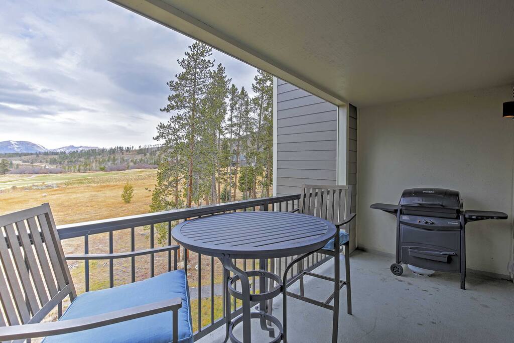 Utilize the gas grill on sunny afternoons in Colorful Colorado.