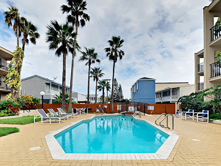 Enjoy access to a shimmering pool and kiddie pool at this South Padre Island rental, professionally managed by TurnKey Vacation Rentals.