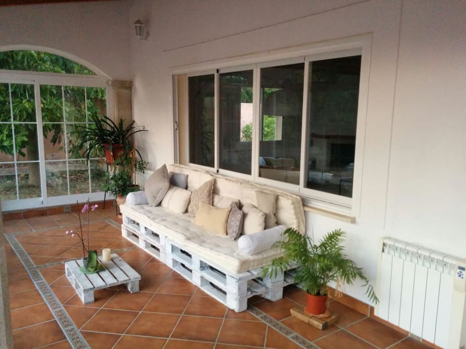 Conservatory terrace.