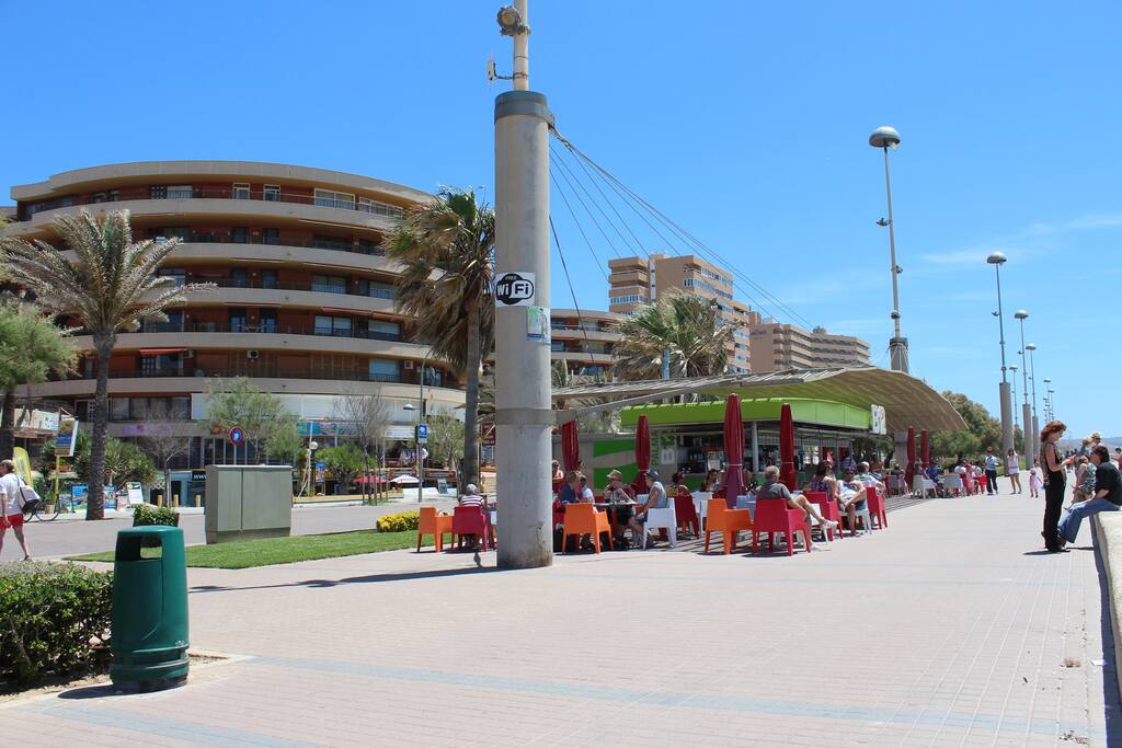 La playa enfrente del apartamento