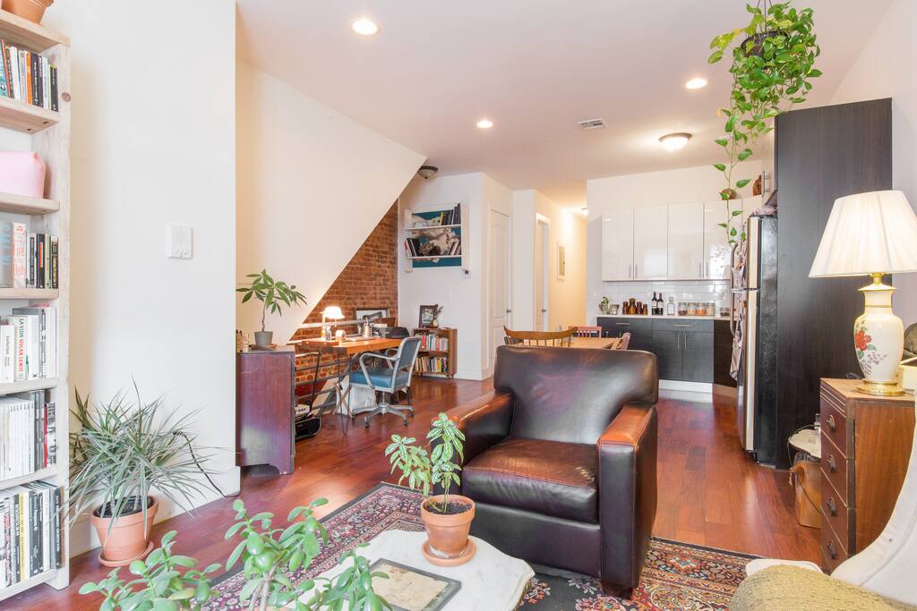 beautiful and bright shared living space