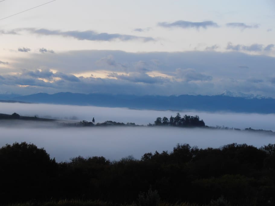 vue sur les Pyrénées
