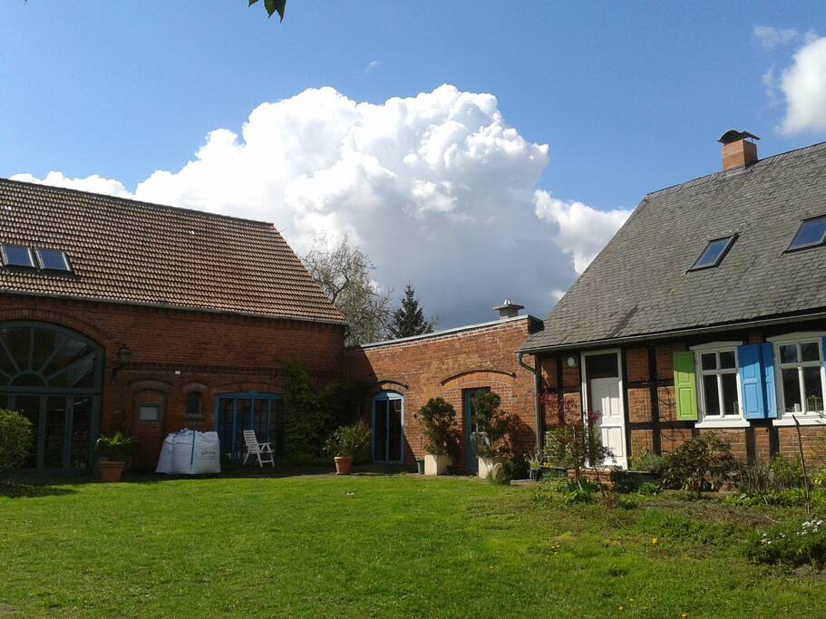 Blick auf die Ferienwohnung