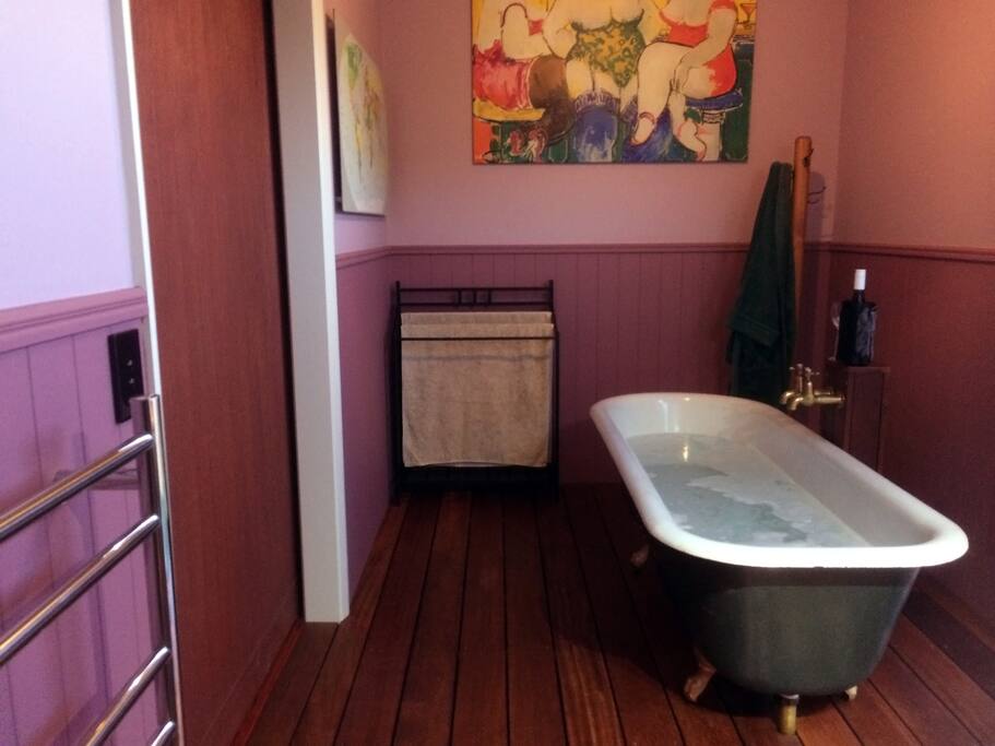 Bath House large clawfoot bath