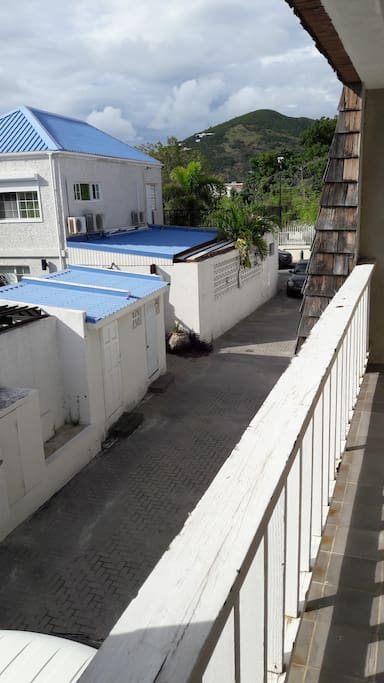 View from the balcony by the entrance