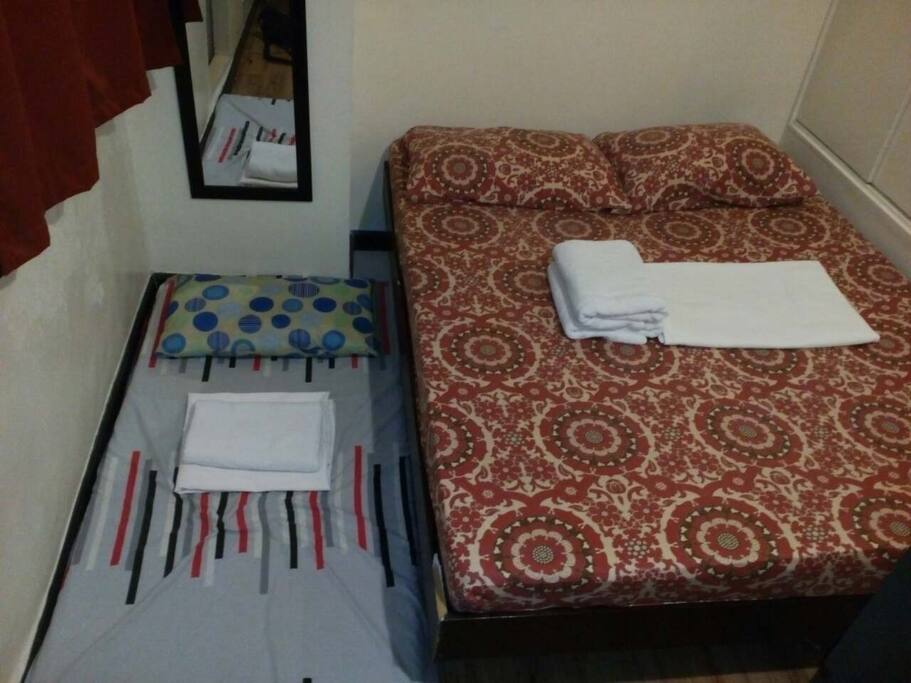 Set up for 3 in Room 1