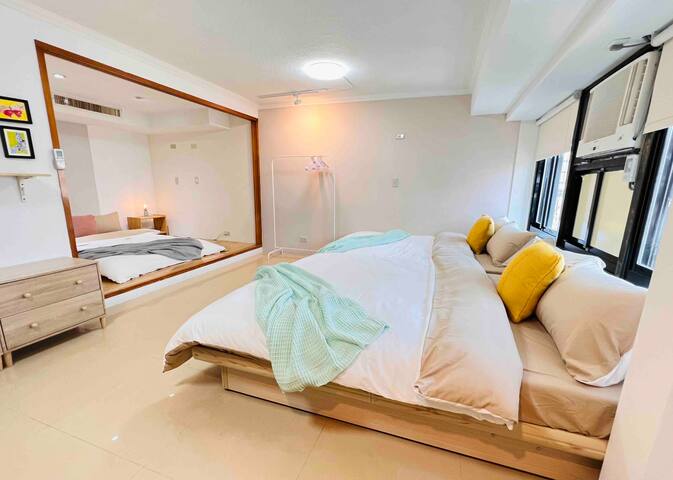 （6-14人）POP MARK｜金元寶 1分鐘 @西門夜市@兩套獨立房源/電梯/洗衣機/用餐區/陽台 gallery image 3