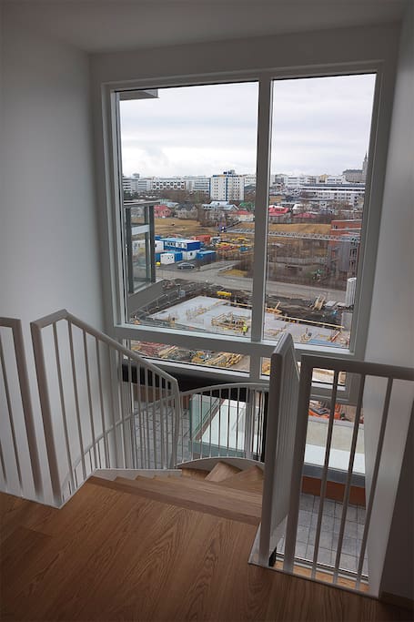 Stairs from the top floor