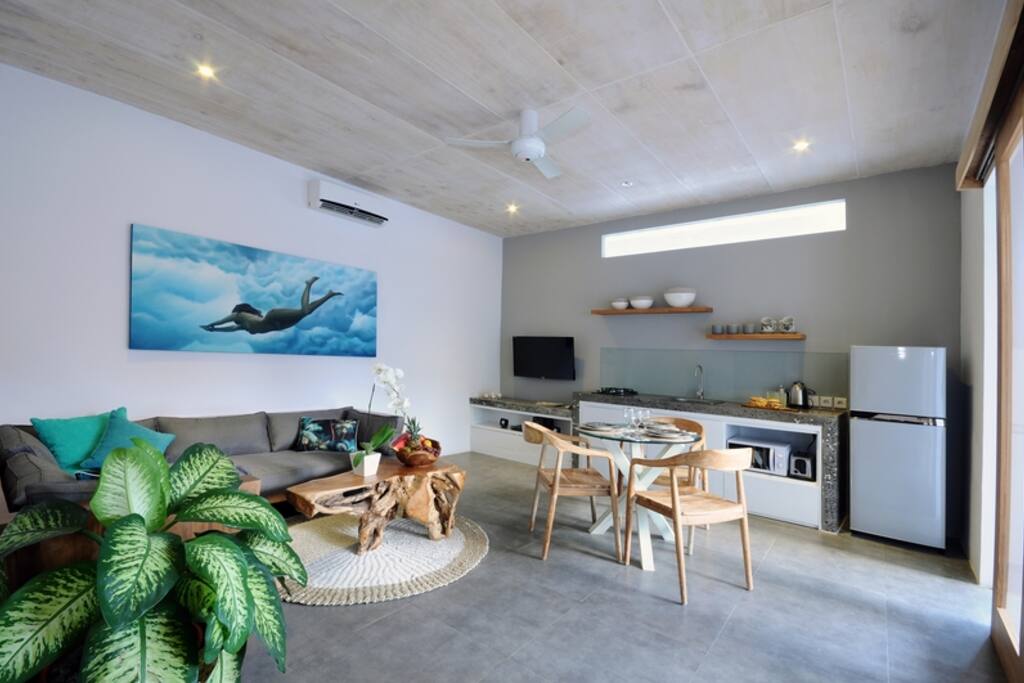 Villa 2 Lounge/Kitchen