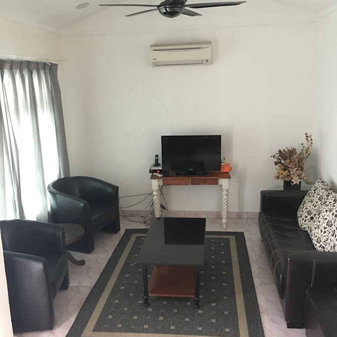 Tv area, with full ASTRO channels and wifi.