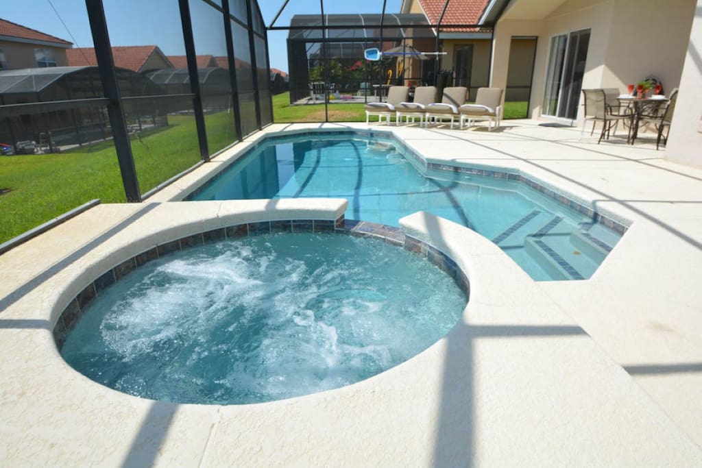 Jacuzzi, Tub, Pool, Water, Patio