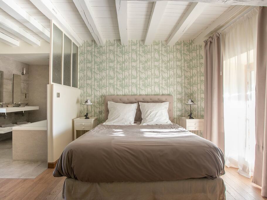 Le lit de la chambre Coulanges