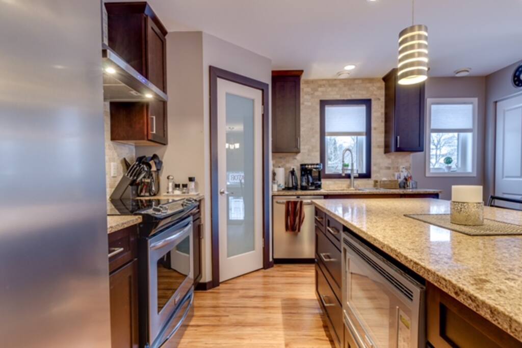 Access to high end appliances.