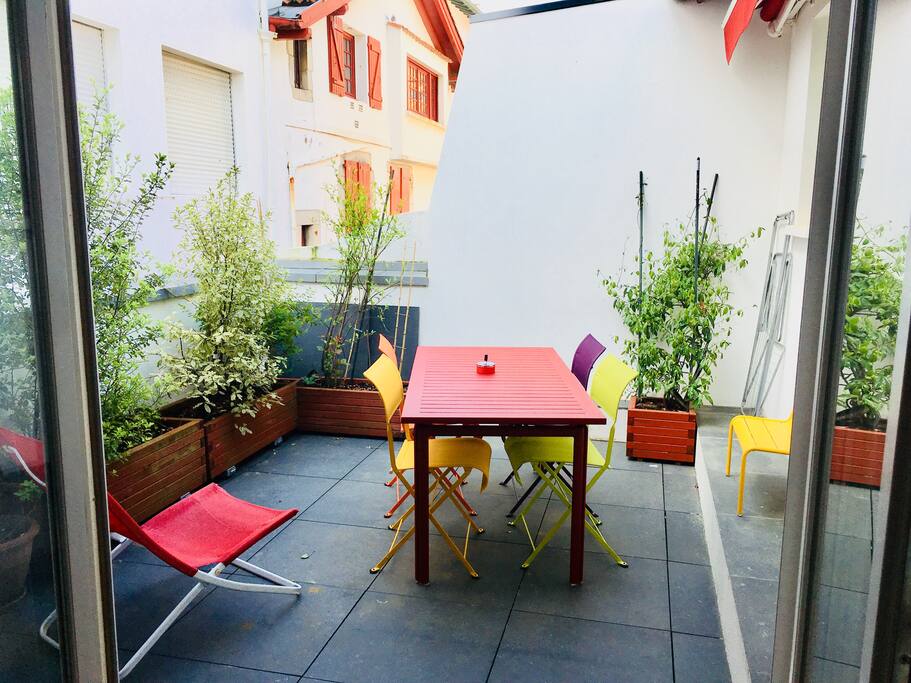 vue d'ensemble de la terrasse