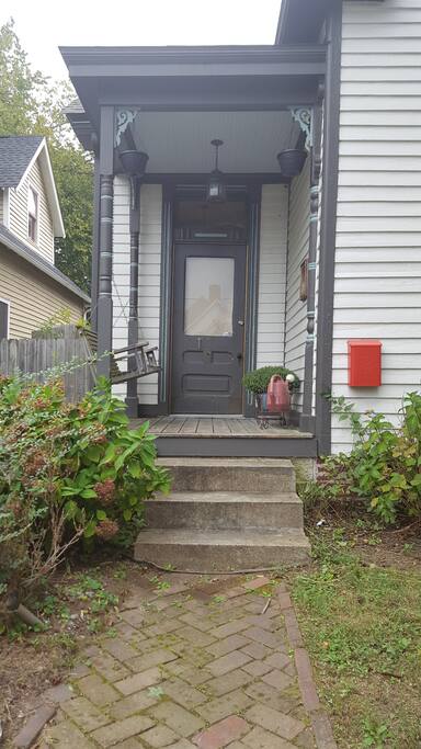 exterior view of the front door