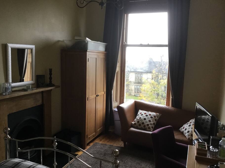 The view from the front bedroom