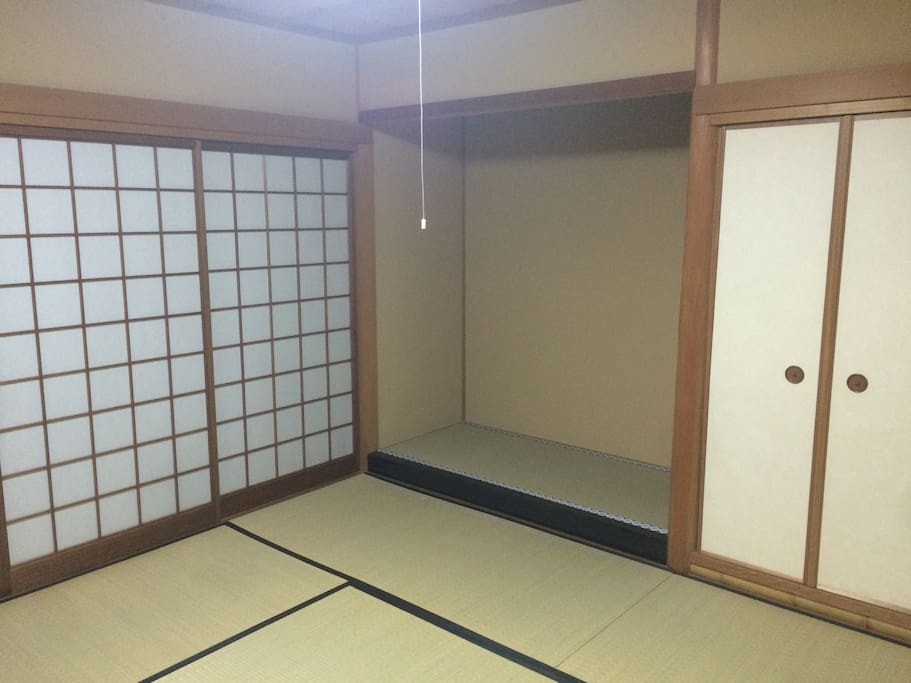 Japanese traditional room you stay