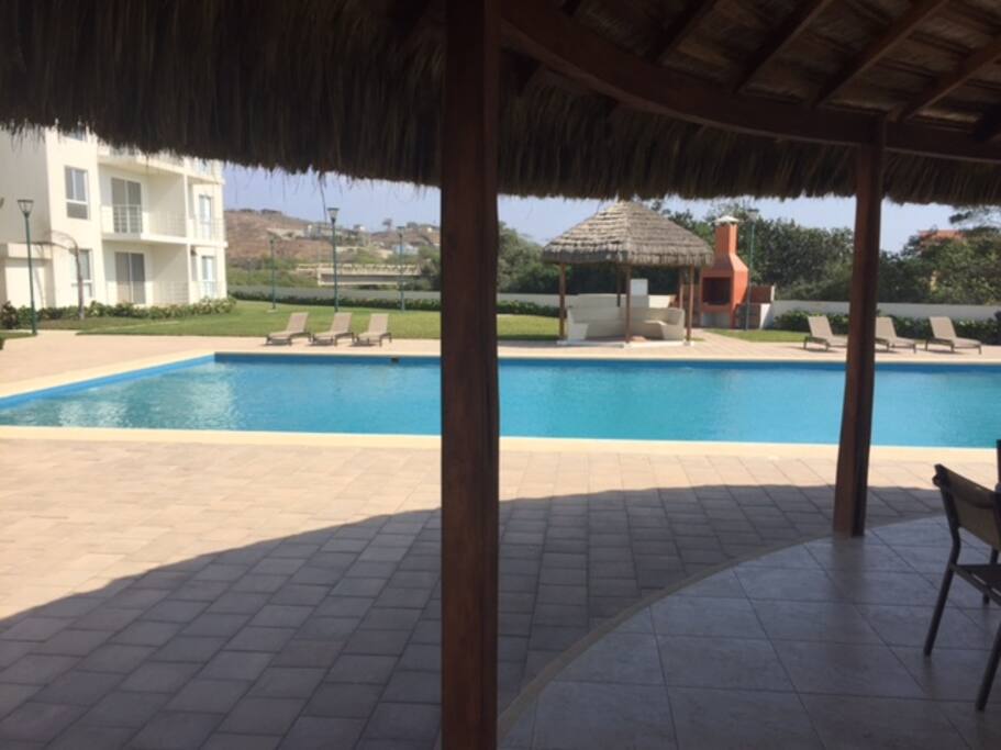 Social pool area