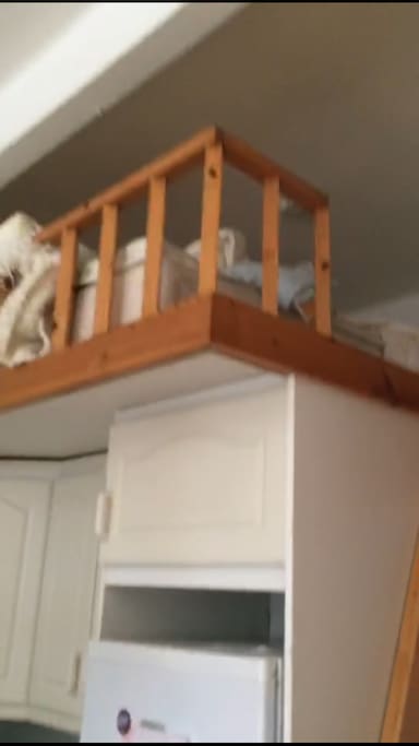Place for the master bed upstairs