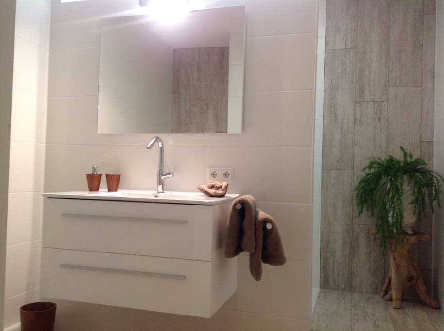 Badkamer met inloopdouche