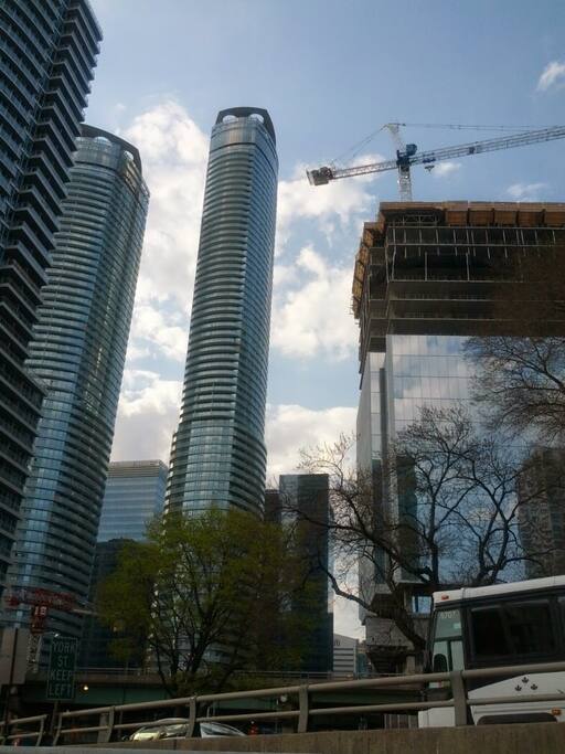 One of, if not the tallest residences in centre of Toronto.