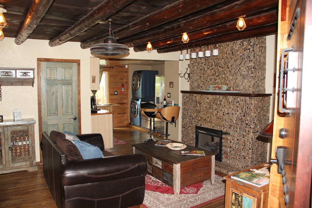Living room #1, kitchen