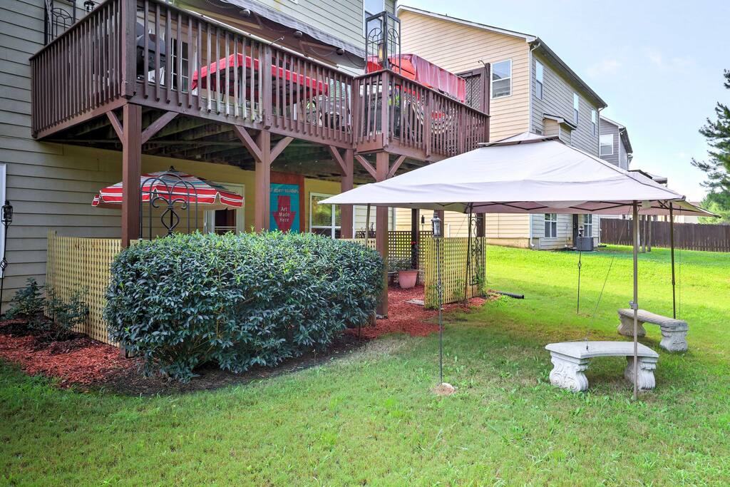 You'll love spending time in this peaceful outdoor space.