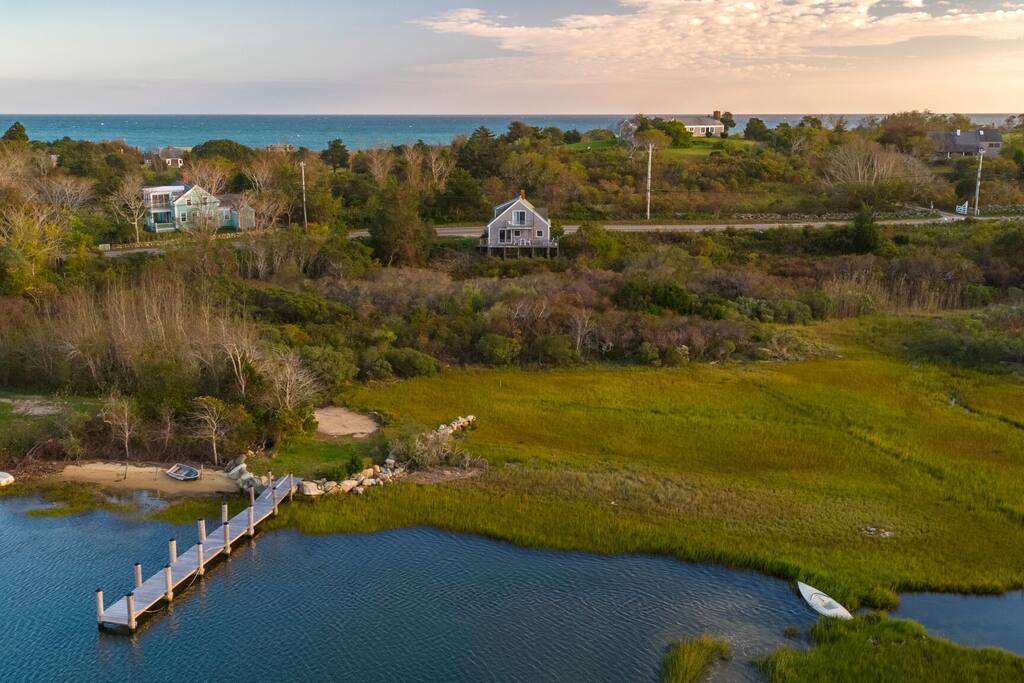 Aerial view back