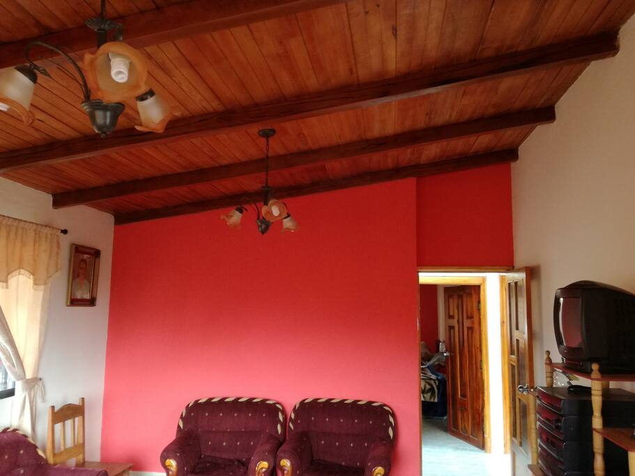 Sala y acceso a dormitorios