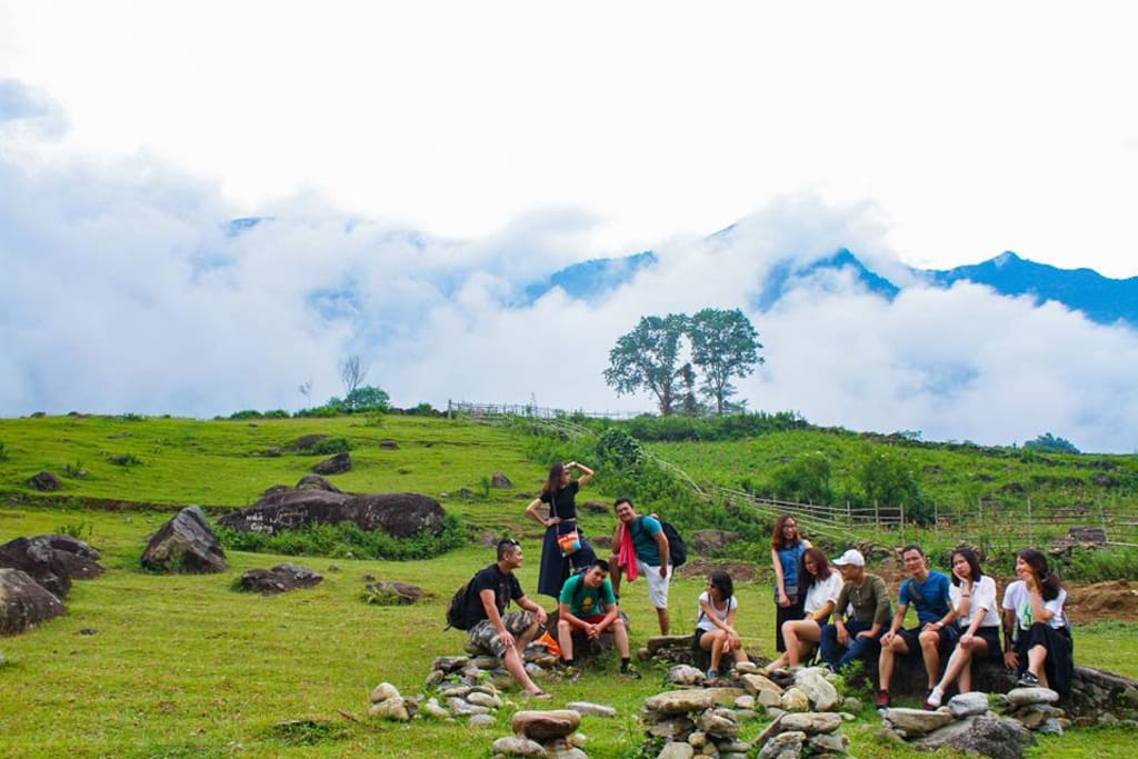 We're proud to say camping area which is next to the family house is one of the best location to catch sunrise and sunset, moreover, a fascinating milky way in Sapa at night.