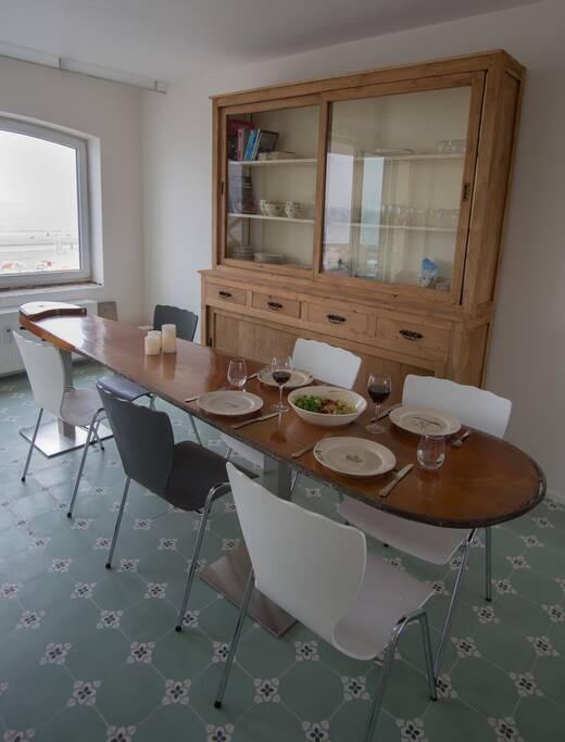 Original bilge keel of a Dutch ship for a table.
