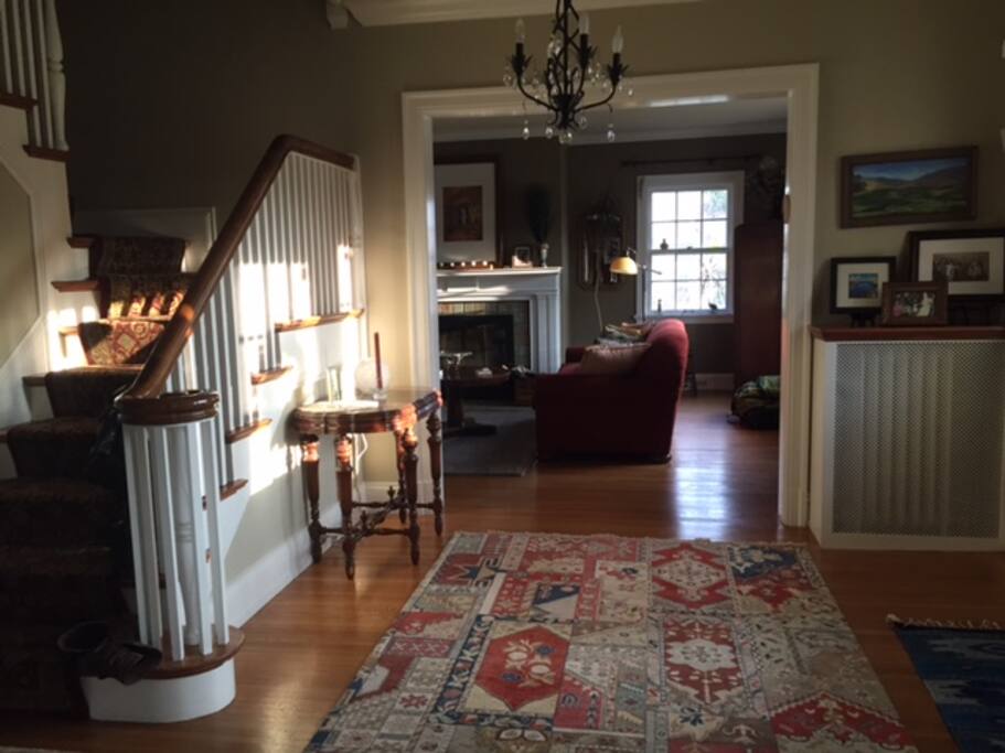 Front hall and staircase.