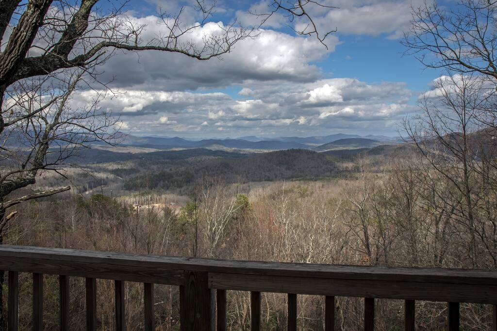 Probably the best view from any cabin in the North Georgia Mountains