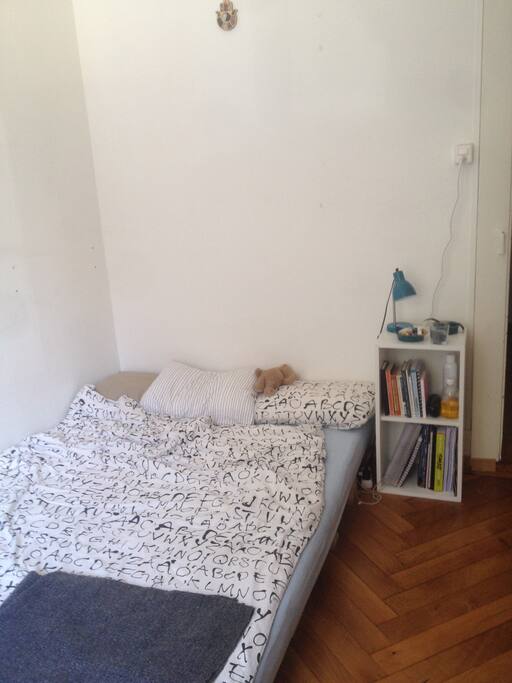 Double comfy bed.