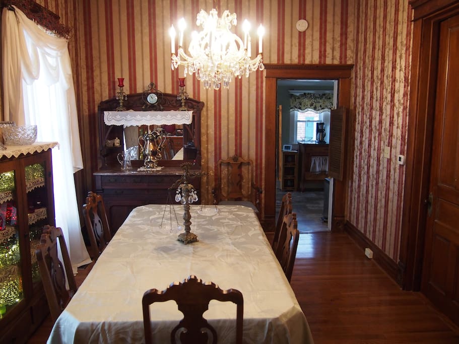 Dining area in main house