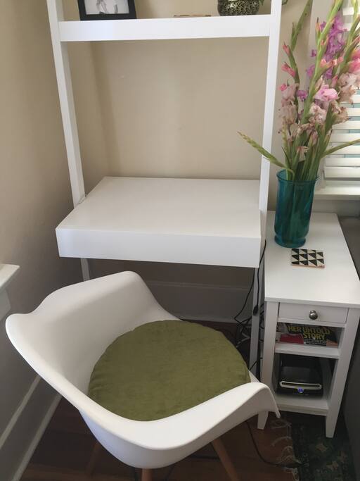 Desk work area