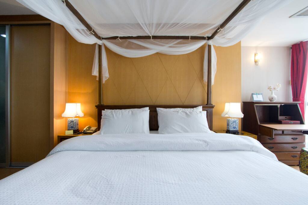No car or construction noice in the bedroom !