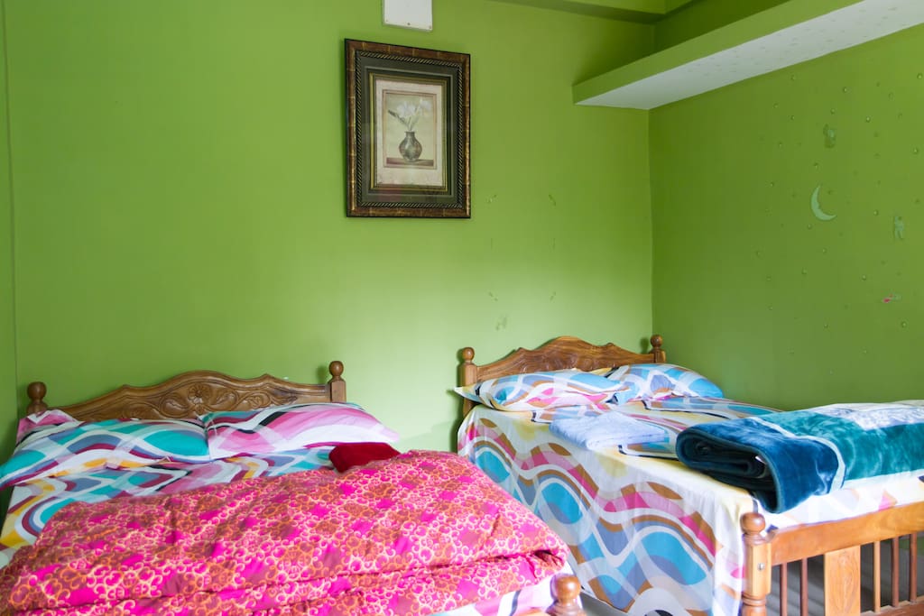 The bed room