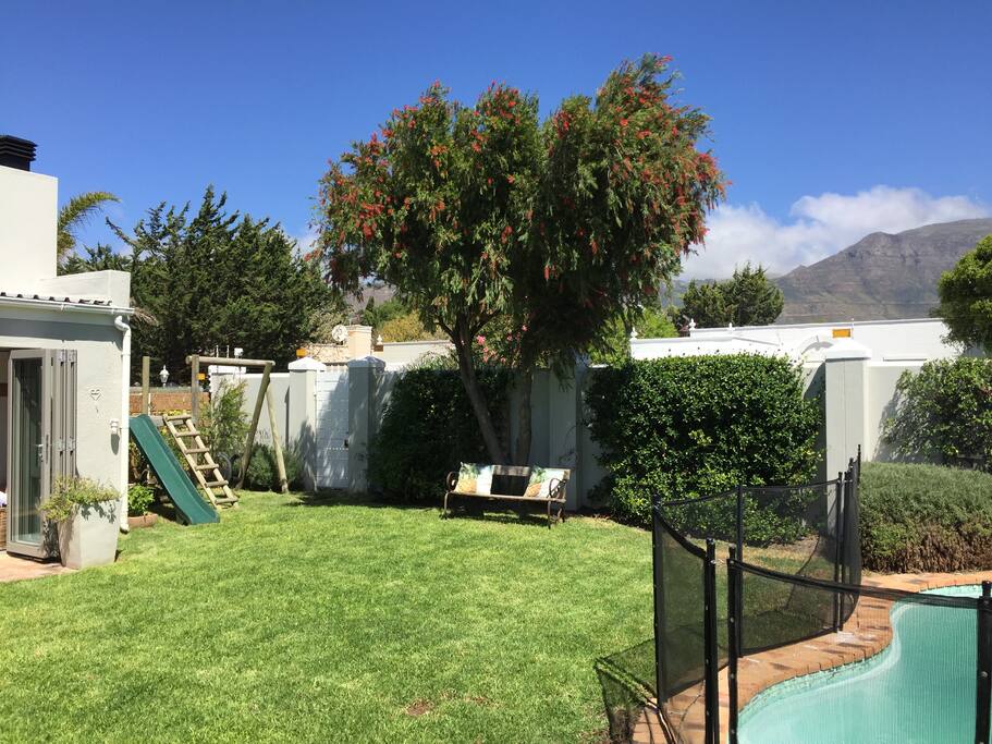 Fully secure and enclosed outside area