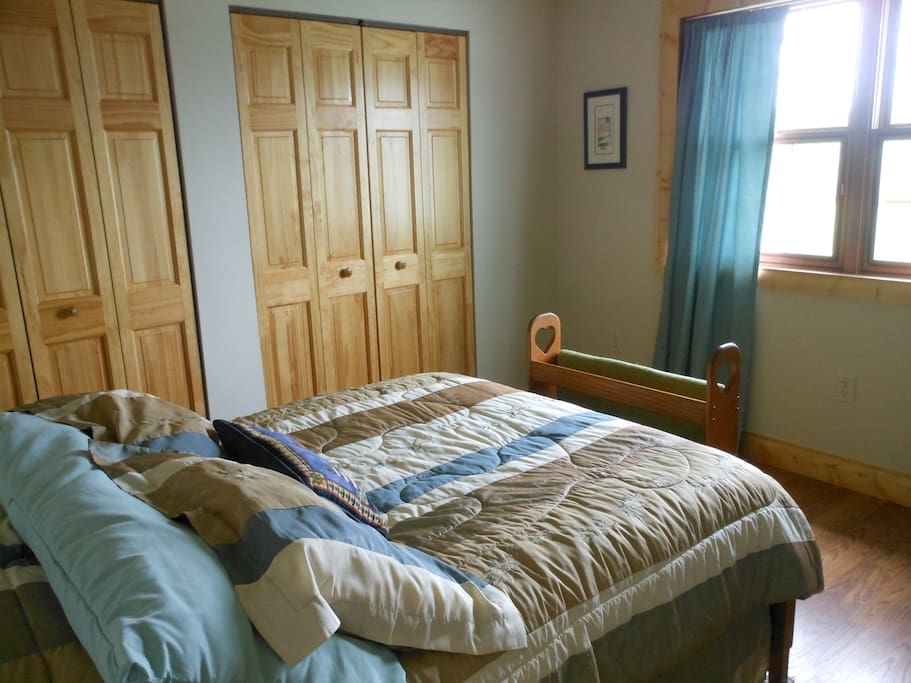 Full-size bedroom upstairs