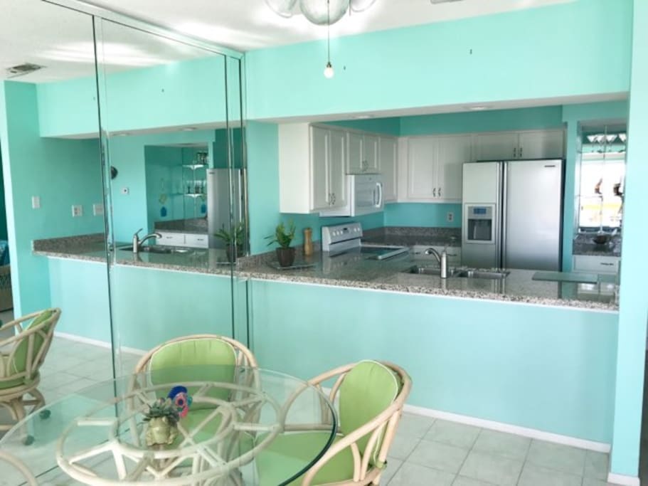 Dining and kitchen